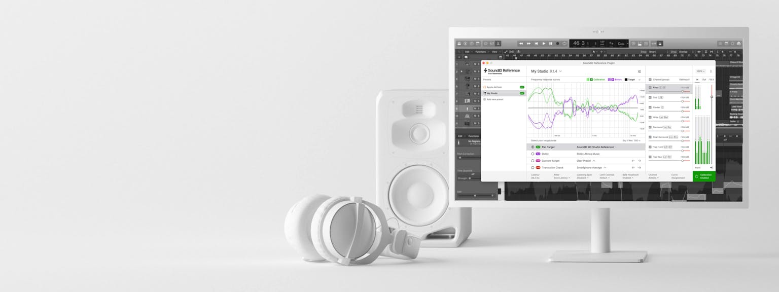 SoundID Reference software running on a desktop computer
